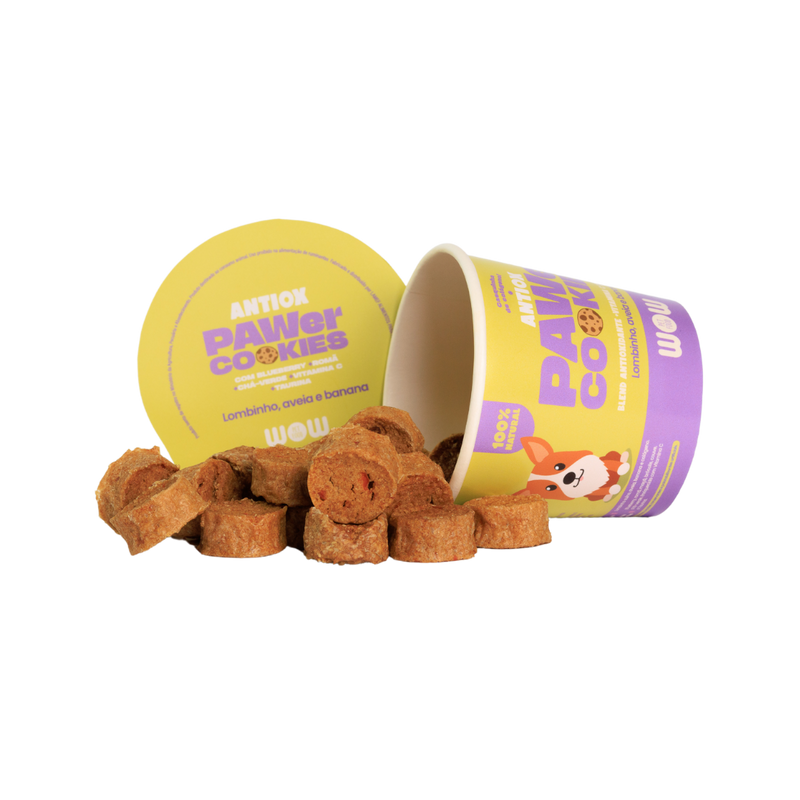PAWer Cookies ANTIOX lombinho, aveia e banana