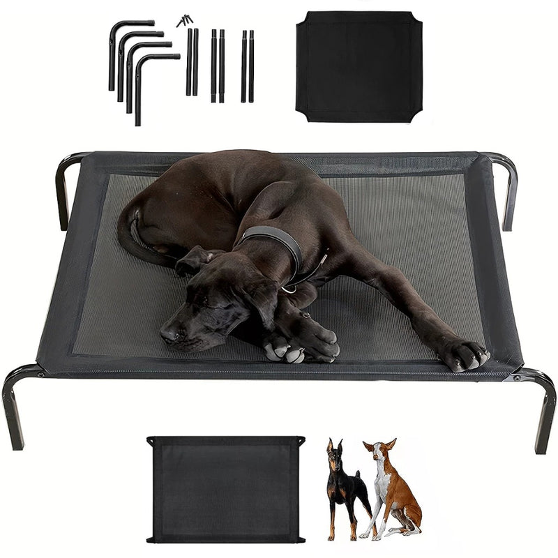 Cama Pet Elevada Caminha Suspensa Estrutura Resistente Cães e Gatos Higiênica Refrescante