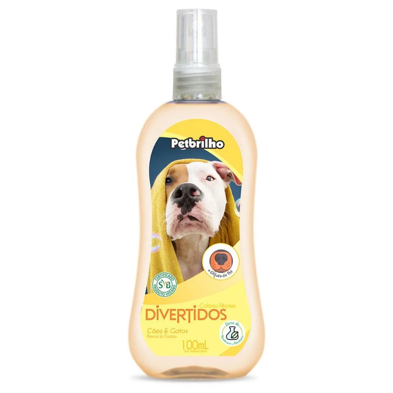Colônia para Cães Pet Brilho 100mL - Colônia Filhotes