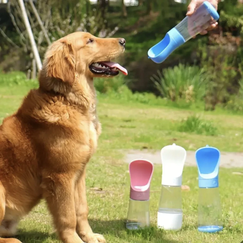 Garrafa Bebedouro Portátil para Pets com Trava - 510ml