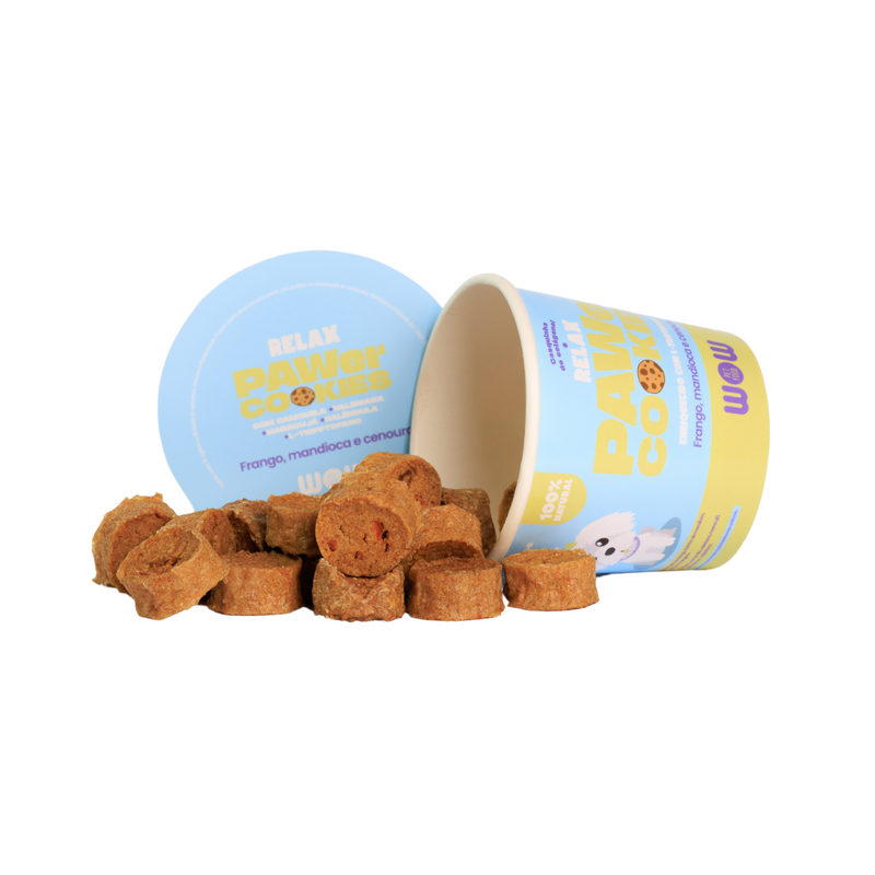 PAWer Cookies RELAX frango, mandioca e cenoura