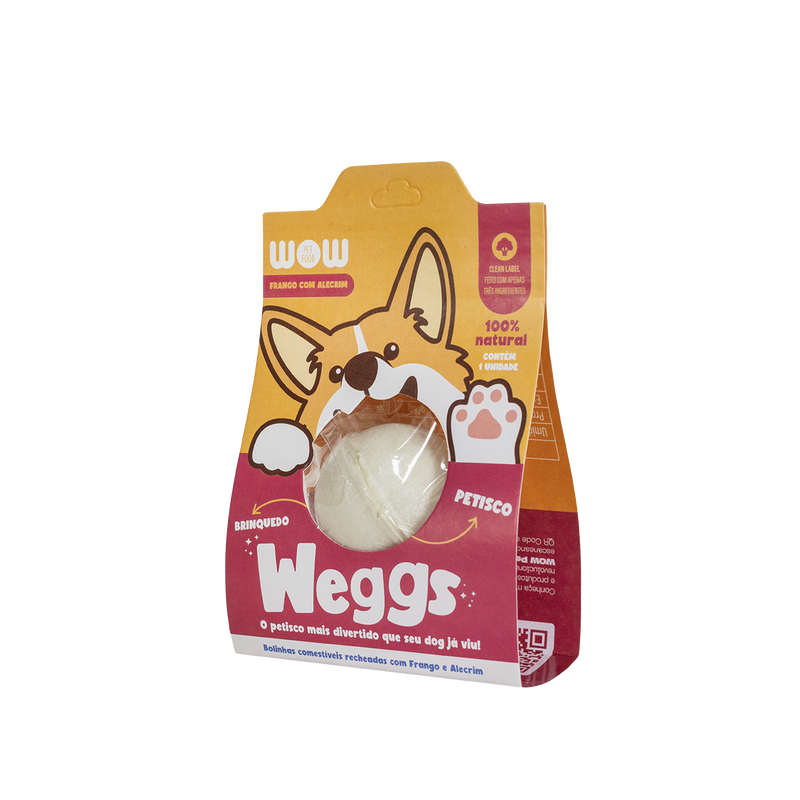 WOW Weggs sabor frango com alecrim 1un