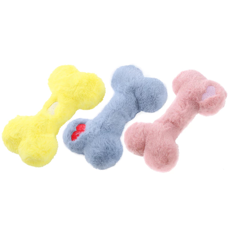 Brinquedo de Pelúcia para Cães – Osso Macio